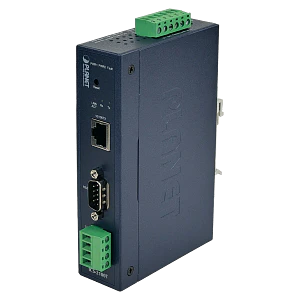 PLANET industrial 1-100 1-DB9 RS232 RS485/422 req12-48V Serial Ethernet