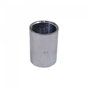 Copla zincado 1 pulg largo 50mm hilo interno