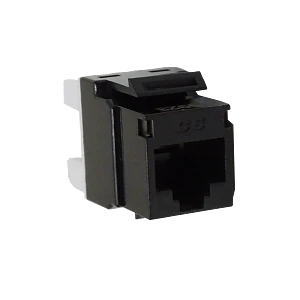 Keystone Furukawa KP6NF Cat6 UUTP Multilan hembra RJ45 negro
