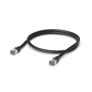 Cable Exterior Cat5e Ubiquiti F/UTP Negro 1m  