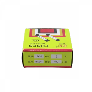 CAJA 100-unids. 5A 5x20mm 250V Fusible Rapido Cilindrico Vidrio