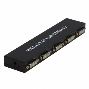 Splitter 1x4 DVI/D/Dual-M 1080p 1-in 4-out inc-5V-1A-USB-AH