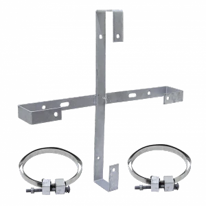 Cruceta de Almacenamiento y Reserva Galvanizada para Poste, 600mm, 62x62x10cm  