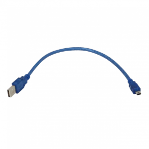 Cable USB A Macho 5pin-Mini Macho 0,25mt 25cm
