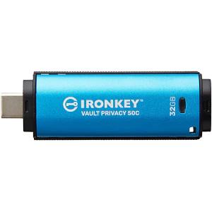 Pendrive KINGSTON 32GB USB-C Encriptado AES-256 IronKey IKVP50C/32GB 