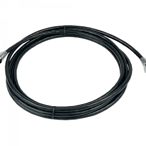Cable exterior Cat6 SF/UTP 3mt negro multifilar