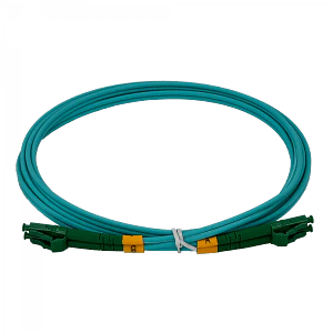 Jumper Fibra LSZH 2mt LC/APC-LC/APC OM3 Multimodo MM Duplex 