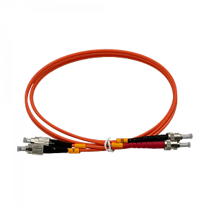Cable Jumper de Fibra Óptica Multimodo OM1 FC-ST Duplex 1m 62.5/125µm LSZH - JFMFT1