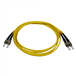 Jumper Cable Fibra 9/125um 3mm 2mt ST-ST MonoModo SM Duplex 
