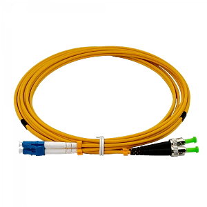 Jumper Cable Fibra 9/125um 3mm 3mt LC/UPC-ST/APC MonoModo SM Duplex 