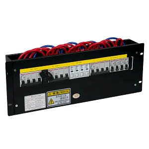 Sistema de Transferencia Manual 63A 3 Fase 4-out Rack 4U