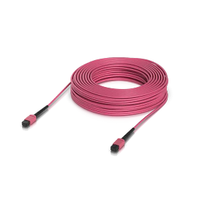 Cable Fibra Ubiquiti JF4MM30U MPO-MPO 12 fibras OM4 MM LSZH 30m Type-B jumper duplex