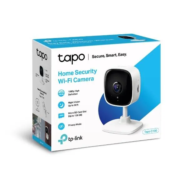 Cámara de Vigilancia TP-Link Tapo C100, Wi-Fi, 1080p, Visión Nocturna, Detección de Movimiento 3