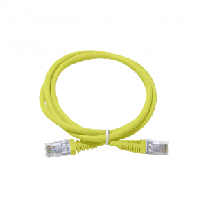 Cable Patch Furukawa Cat6 1mt Amarillo U/UTP LSZH RJ45 Gigalan