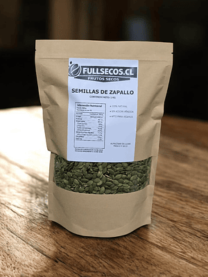 Semillas de Zapallo 1 Kilo.