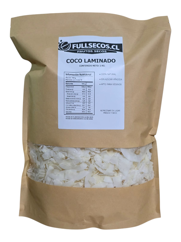 Coco Laminado Natural 1 Kilo. 2
