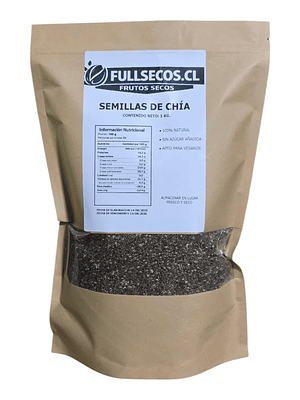 Semillas de Chia 1 Kilo.