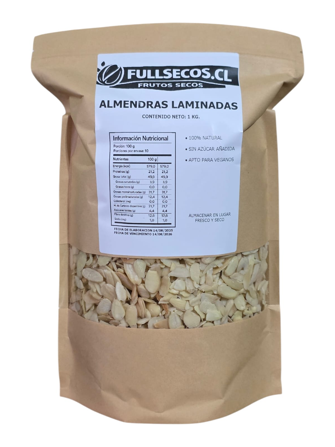 Almendras Laminadas 1 Kilo. 2