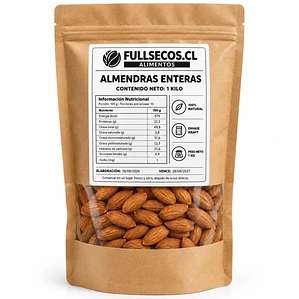 Almendras Enteras 1 Kilo.