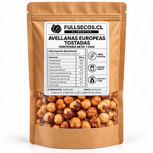 Avellanas Europeas Tostadas 1 KG.