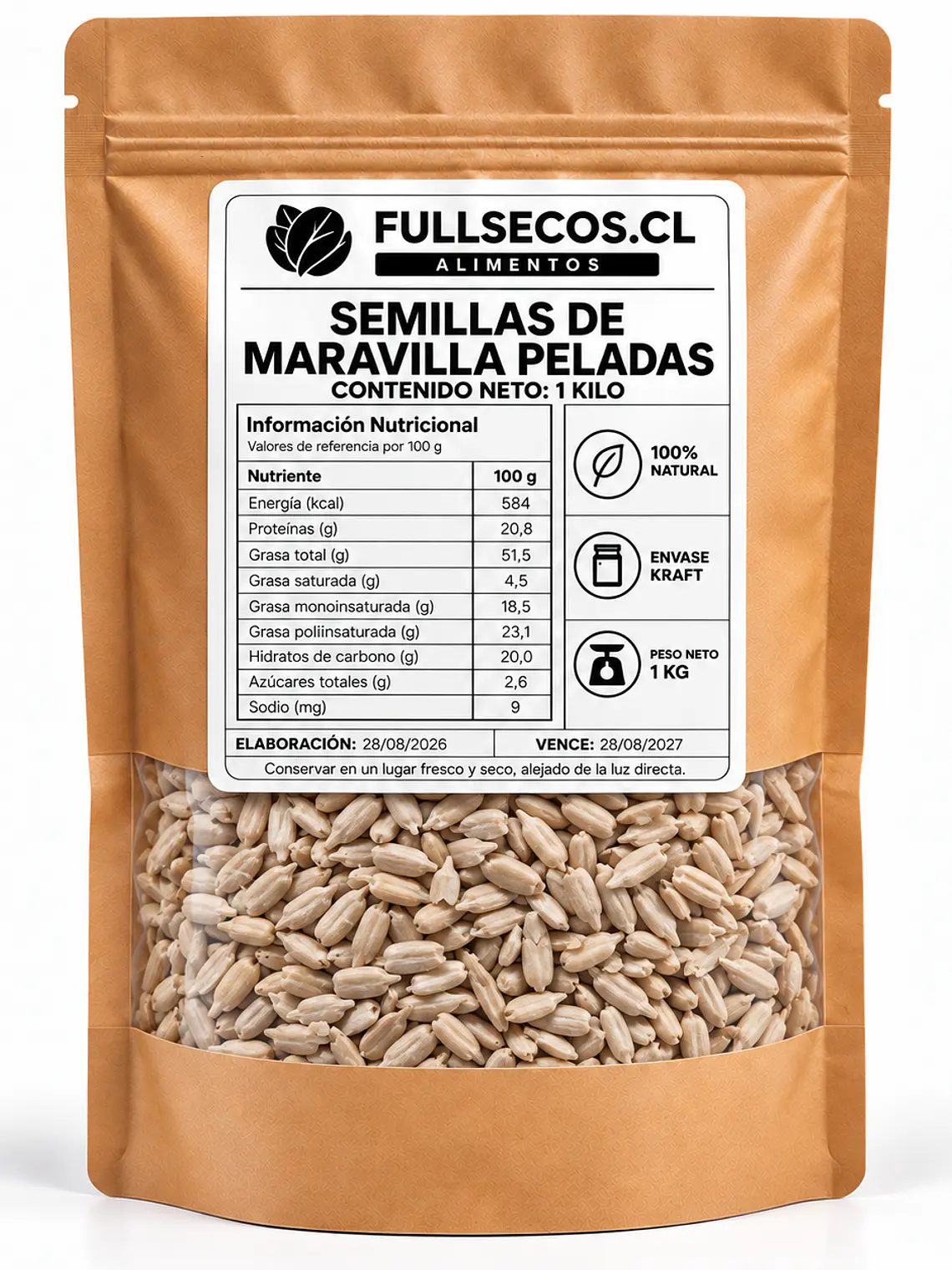 Semillas de Maravilla 1 Kilo. 1