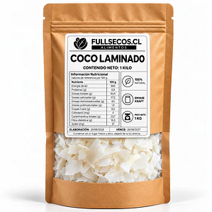Coco Laminado Natural 1 Kilo.