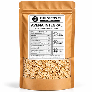 Avena Integral 1 Kilo.