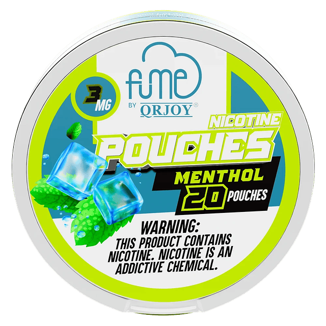 Pouches Menthol Fume QRJOY