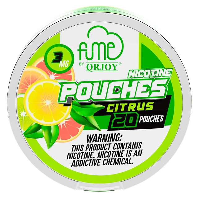 Pouches Citrus Fume QRJOY
