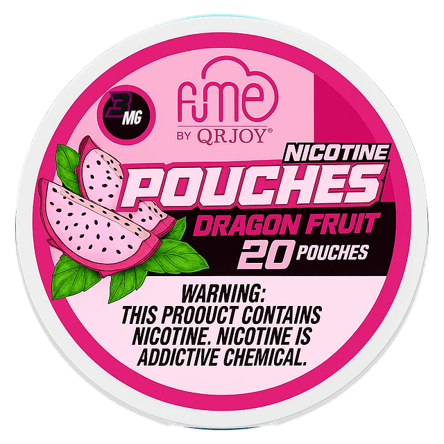 Pouches Dragon Fruit Fume QRJOY