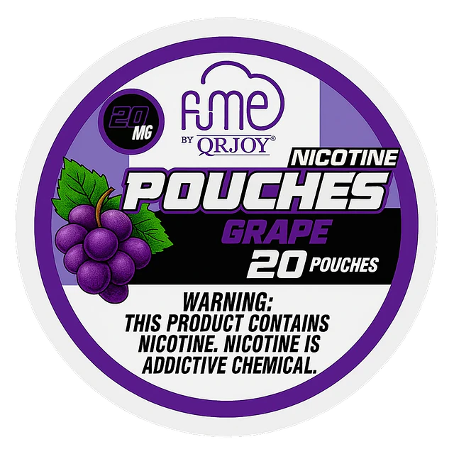 Pouches Grape Fume QRJOY