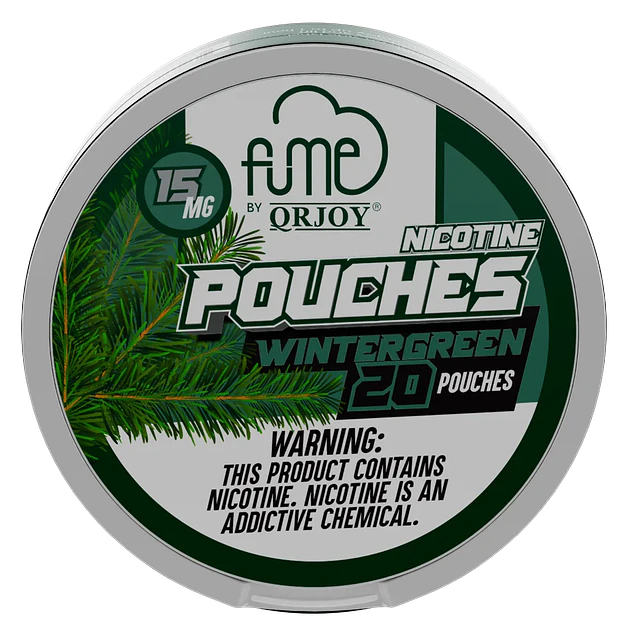 Pouches Wintergreen Fume QRJOY