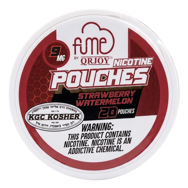 Pouches Strawberry Watermelon Fume QRJOY