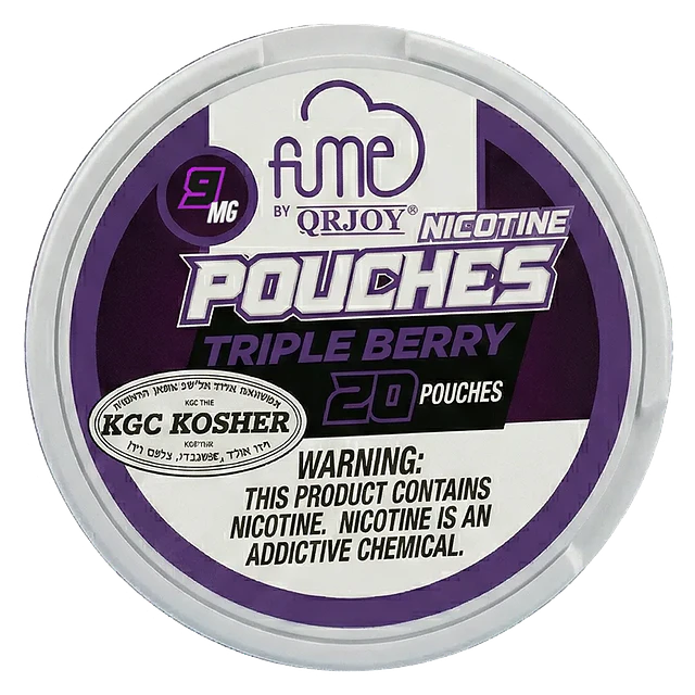 Pouches Triple Berry Fume QRJOY