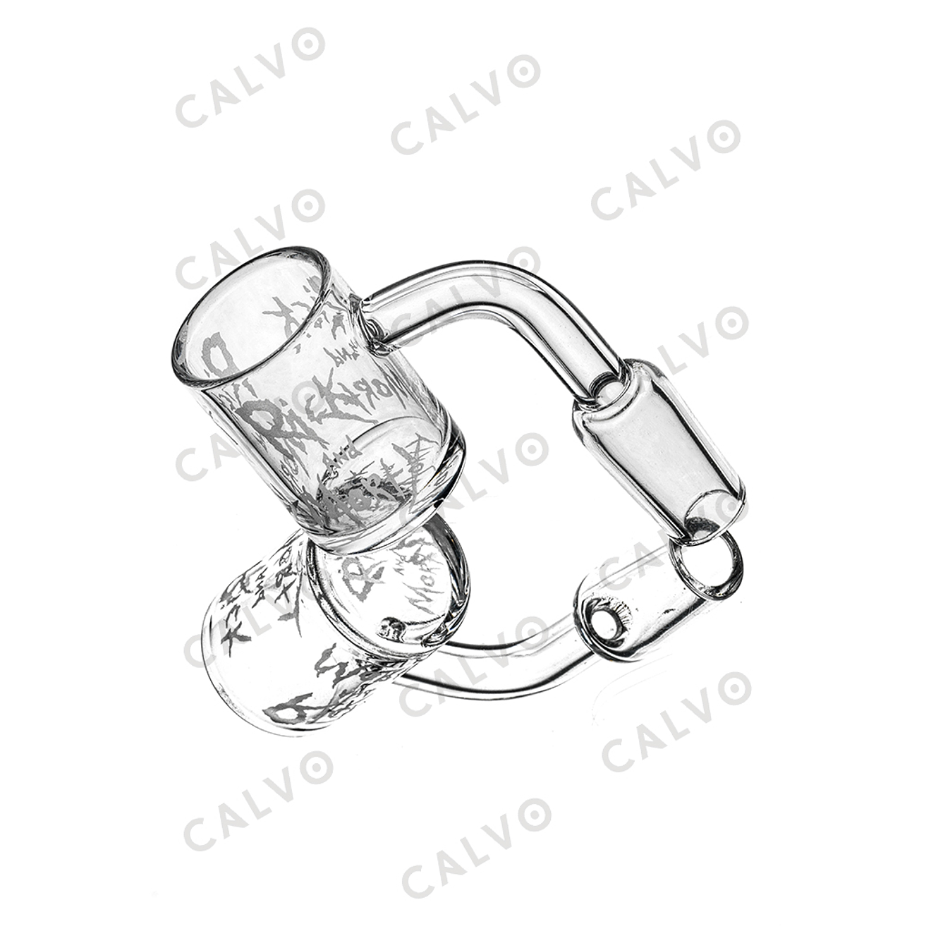 Calvo Glass Banger Logo Rick & Morty - Macho 14mm 1