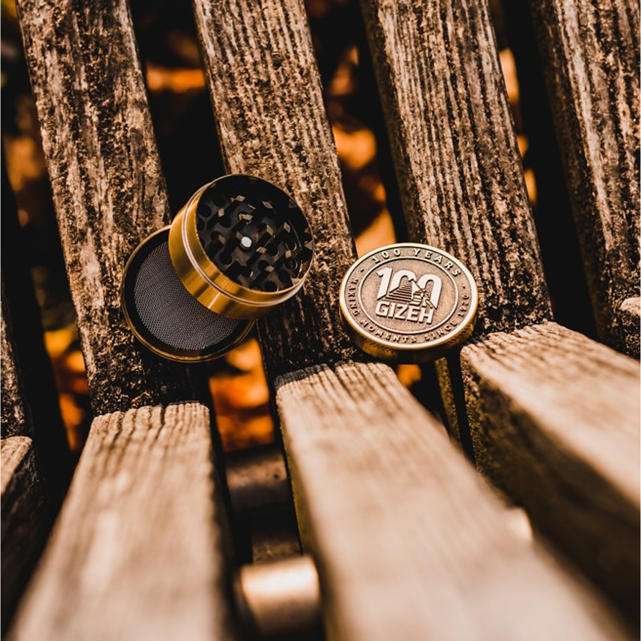 Moledor Gizeh metálico Edición 100 años 50mm 2