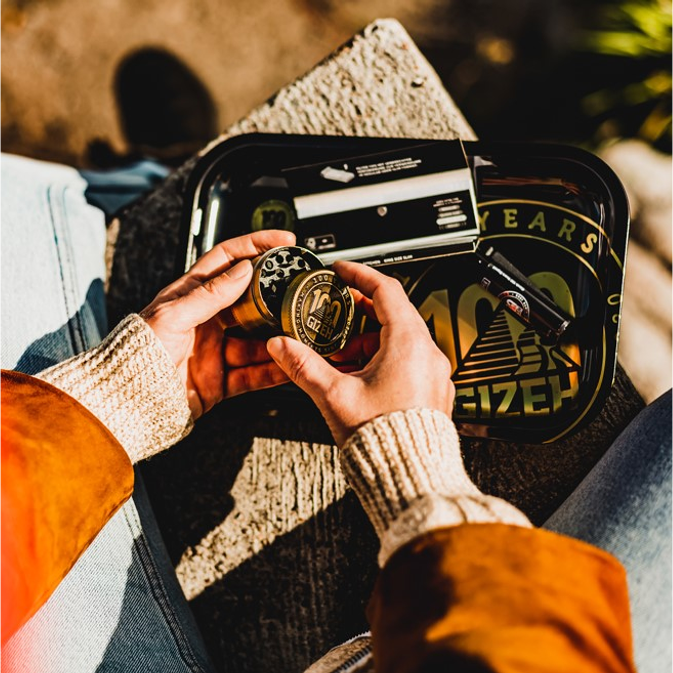 Moledor Gizeh metálico Edición 100 años 50mm 3