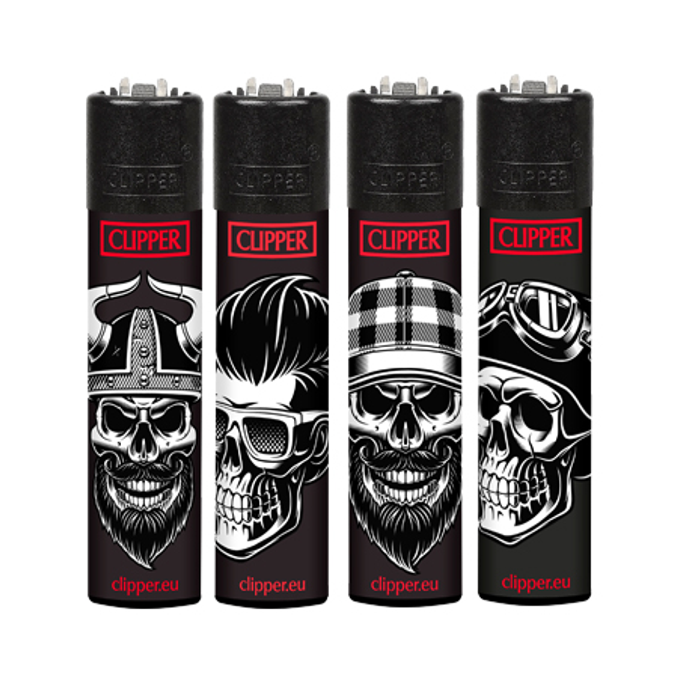 Encendedor Clipper ByN Skull 1