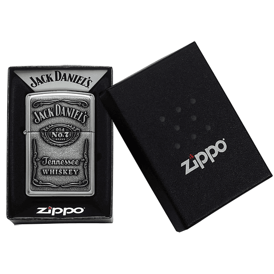 Encendedor Jack Daniel's Plateado Zippo