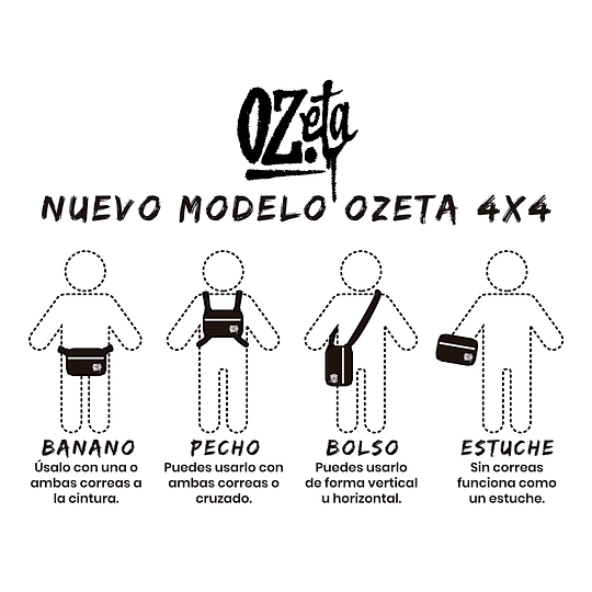 Ozeta 4x4 con clave - Anti-olor