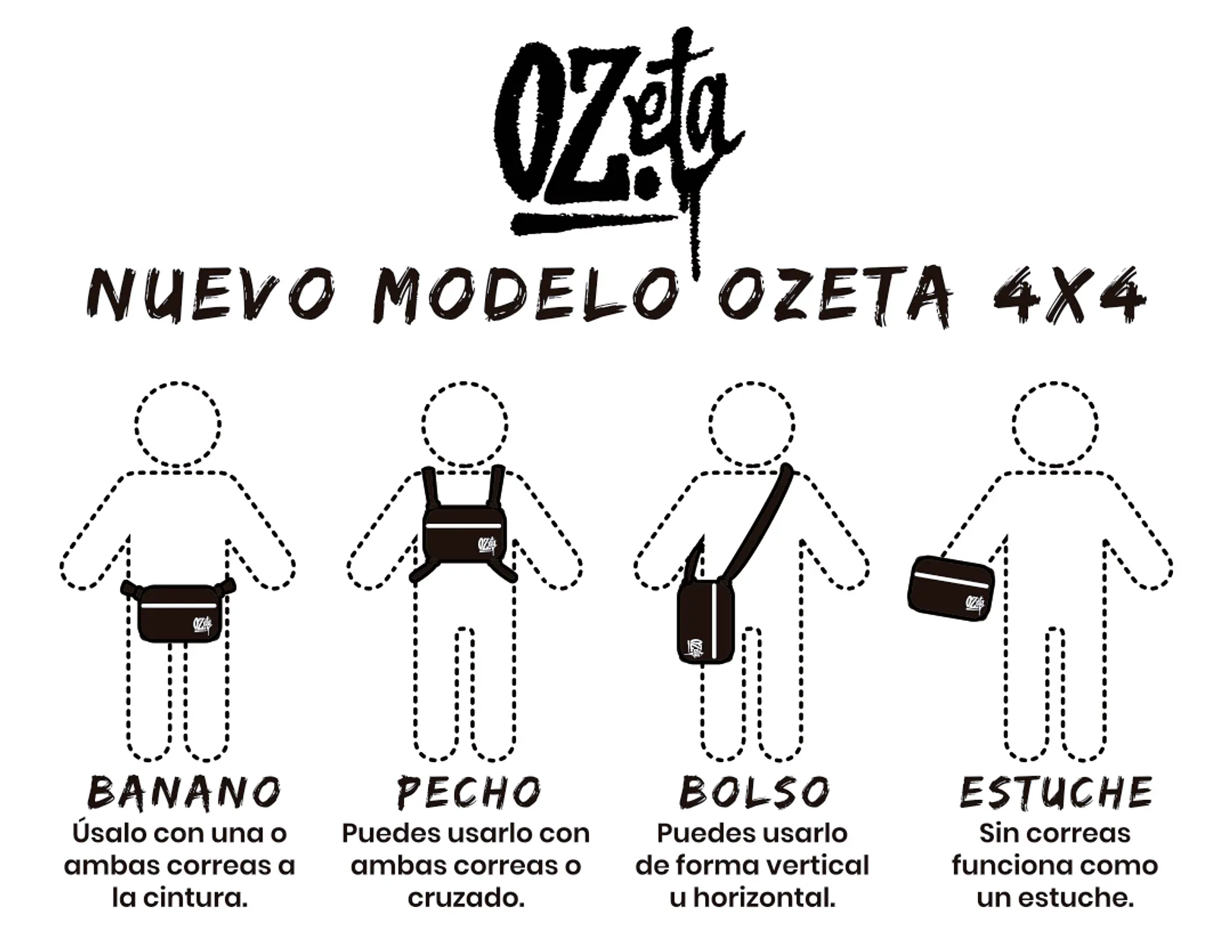 Ozeta Chestbag 4x4 con clave - Anti-olor 8