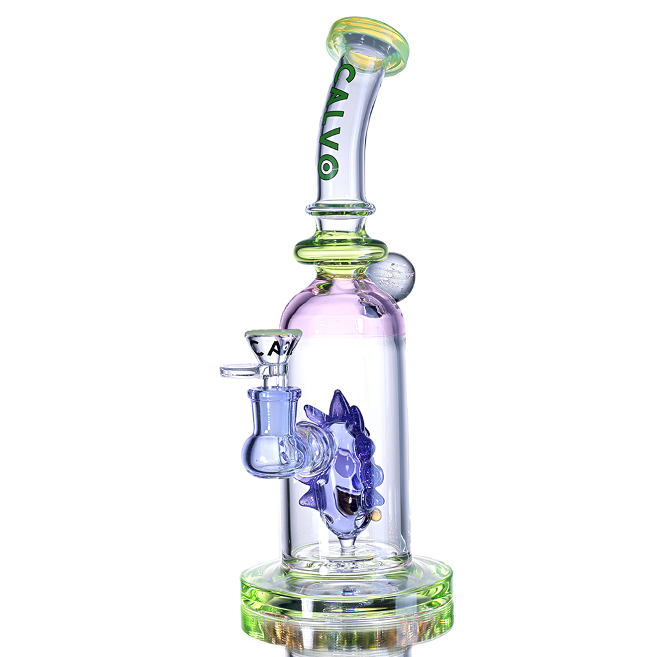 Calvo Glass Bong Rick Sanchez - Purple 26cm 1