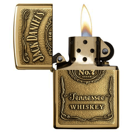 Encendedor Jack Daniel's Dorado Zippo 2