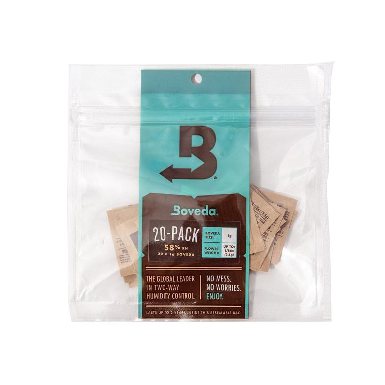 Boveda Size 1 58%/62% - 20 Pack