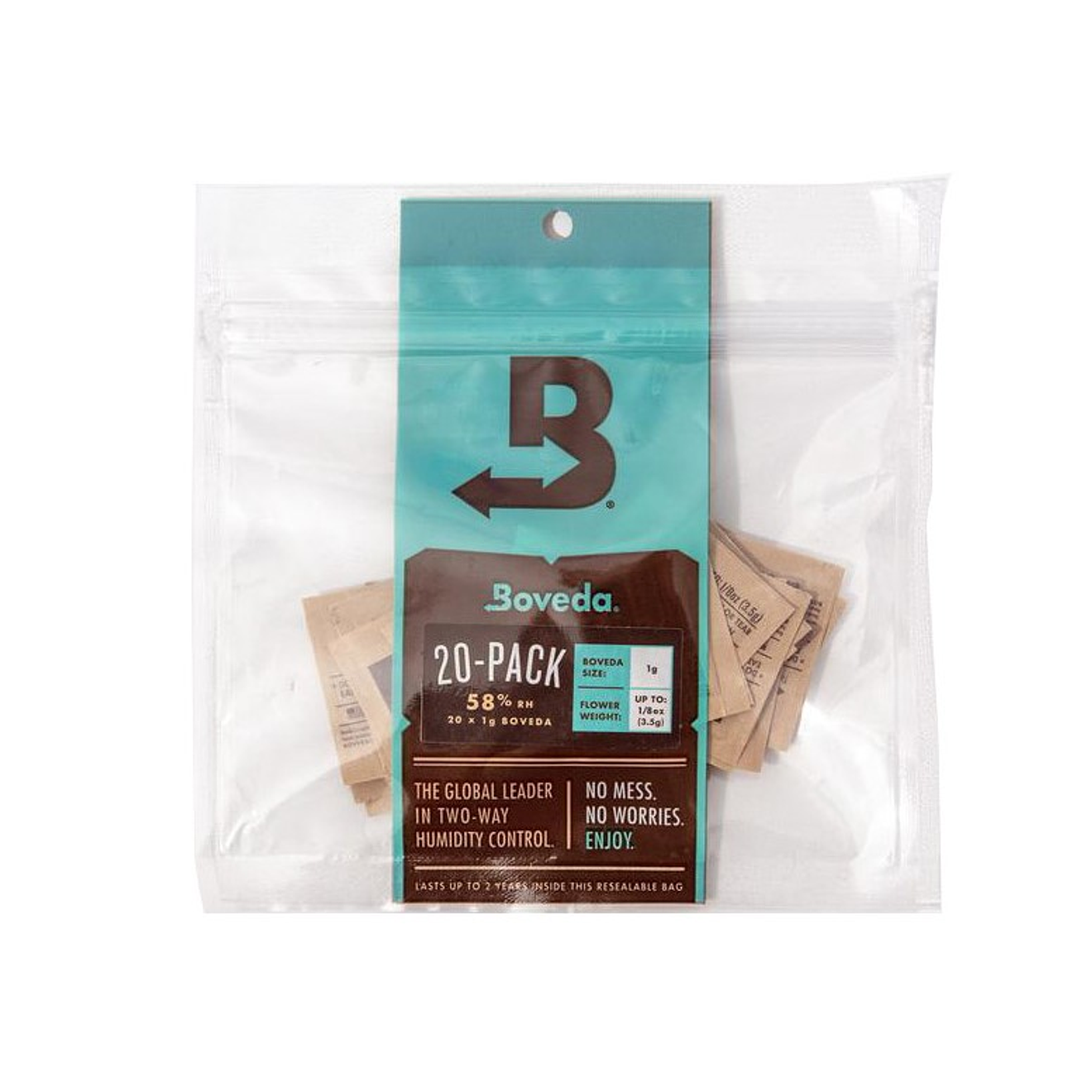 Boveda Size 1 58%/62% - 20 Pack 1