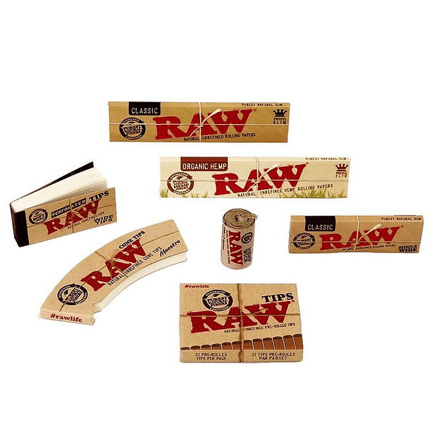 Kit Cajita Metalica RAW Starter Box King Size  3