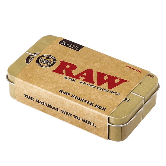 Kit Cajita Metalica RAW Starter Box King Size  4