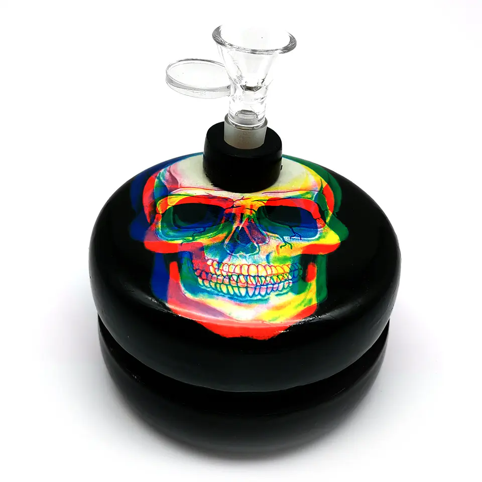 Bukket Psicodelic Skull 2