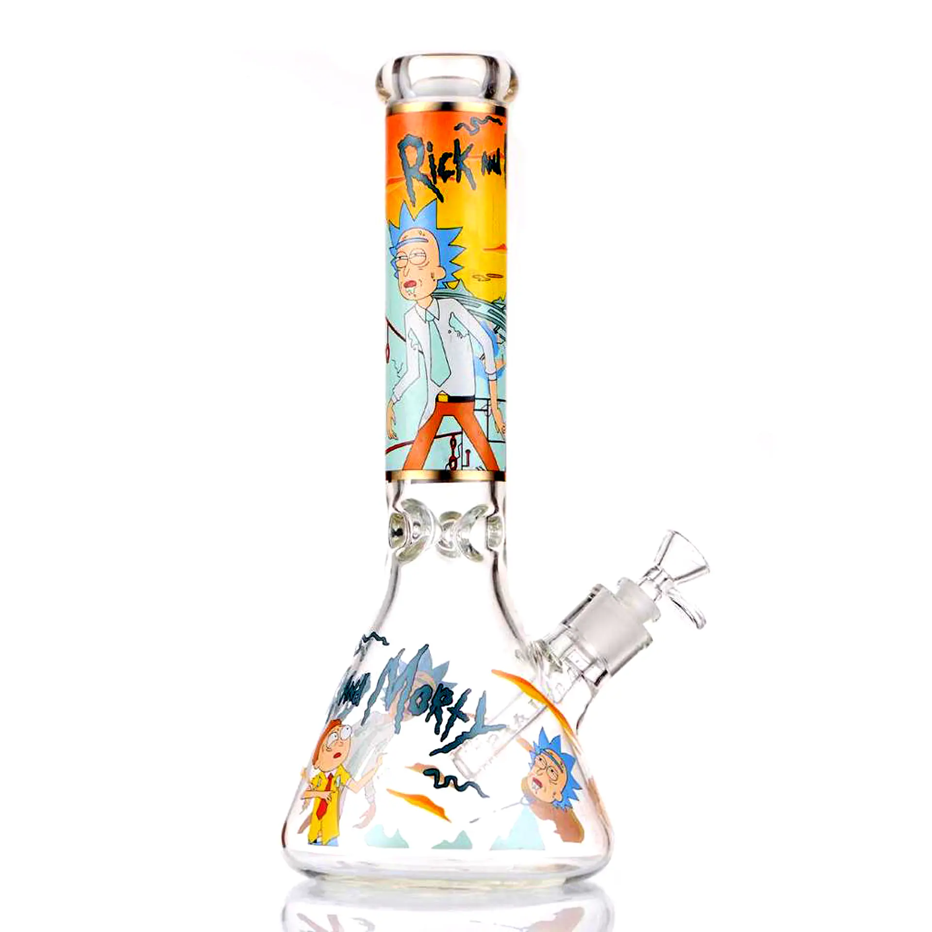 Bong Beaker Jurassic Rick & Morty - 35cm 1