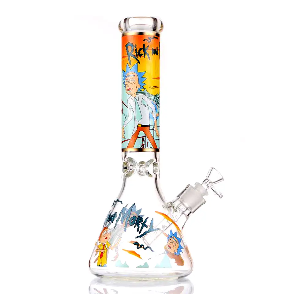 Bong Beaker Jurassic Rick & Morty - 35cm 1